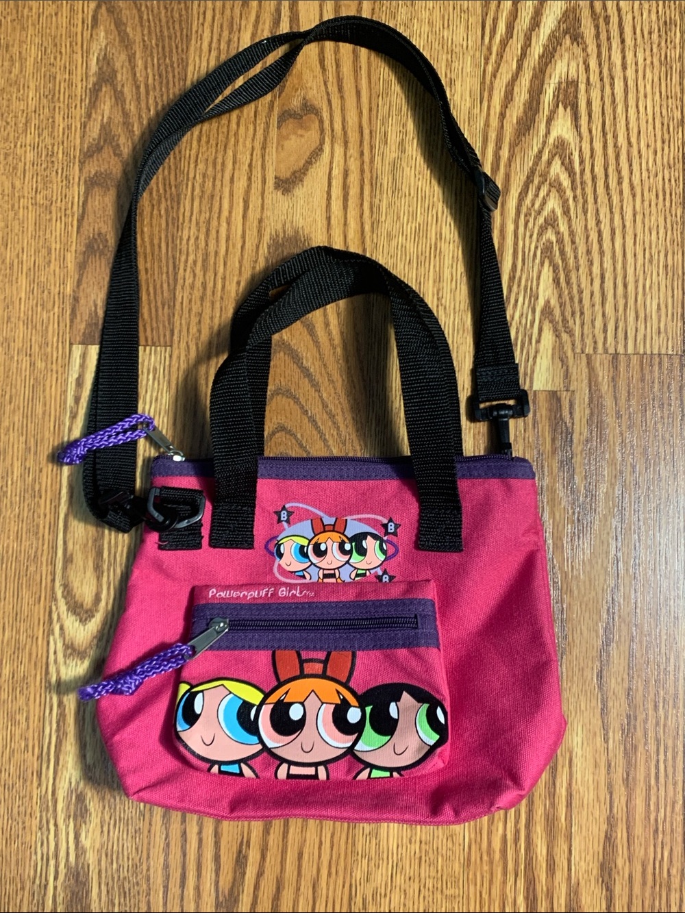 VINTAGE Y2K POWERPUFF GIRLS 2000 CARTOON NETWORK BAG